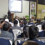 O prof. Martn Carbajo Nez foi o ponente principal na semana de estudos franciscanos