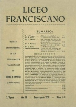 Revista Liceo Franciscano - Nmeros 7-8
