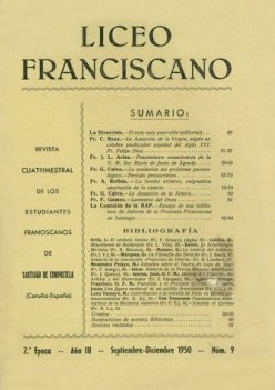Revista Liceo Franciscano - Nmeros 9
