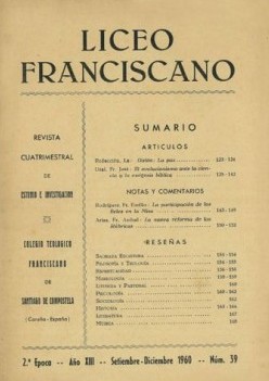 Revista Liceo Franciscano - Nmeros 39