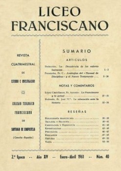 Revista Liceo Franciscano - Nmeros 40